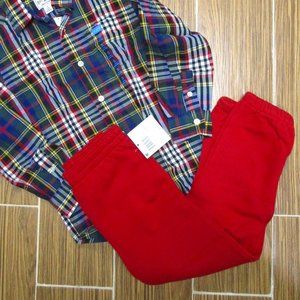 5y-6y Boy Cozy Red Sweatpants - Children's Place (NWT)